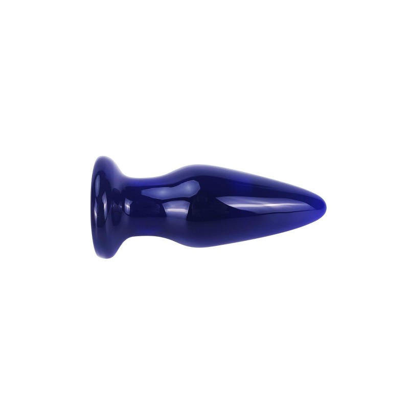 Szklany wibrujący korek analny sex buttplug 11cm